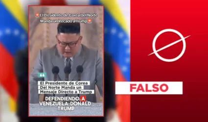 Kim Jong-un no declaró que Corea del Norte respaldará económica y militarmente a Venezuela