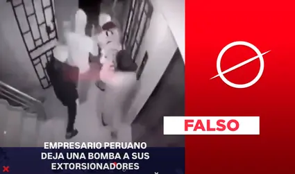 Es falso el video que muestra a empresario peruano dejando trampa bomba a extorsionadores: en realidad es un ataque a un canal de TV en Maldivas
