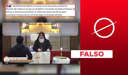 Agresión a obispo de Australia no ocurrió en el 2025 ni fue perpetrada por un ‘yihadista’