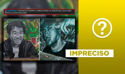 Es impreciso que manifestantes de la 'Generación Z' borraron mural de Dragon Ball Z en La Victoria: creadores homenajearon a 'Trvko'