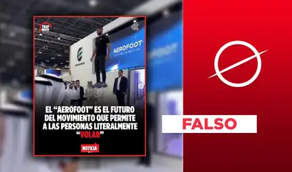 Estas "zapatillas voladoras" no están a la venta y tampoco existen: es un montaje