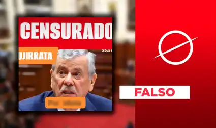 Es falso que el Congreso censuró a Fernando Rospigliosi: no hubo firmas suficientes para la admisión a debate de la moción
