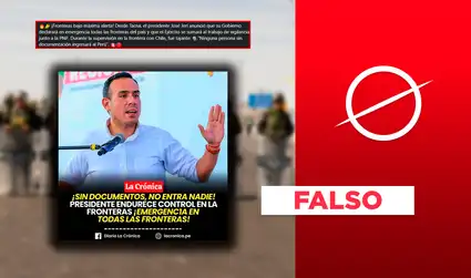 José Jerí sí declaró estado de emergencia en fronteras peruanas, pero no en todas: solo en 7 de los 9 departamentos fronterizos
