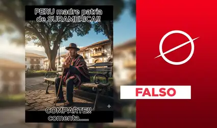 Adulto mayor no dijo que Bolivia pertenece al Perú y que fue separado de su patria: video fue hecho con IA