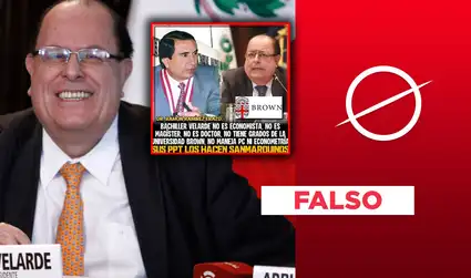 Julio Velarde sí cuenta con bachiller, doctorado y magíster en economía