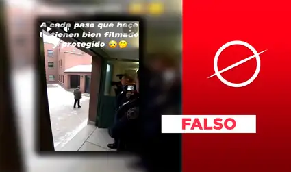 No es real este video de Nicolás Maduro caminando bajo la nieve en patio de prisión de Nueva York