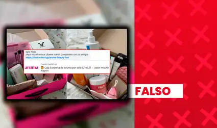 Entrega de productos de Aruma “casi gratis” es falsa: contenido viralizado presenta inconsistencias