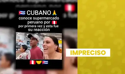 Video de ciudadano cubano emocionado por conocer un supermercado por primera vez fue grabado en República Dominicana, no en Perú