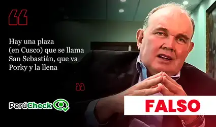 Imágenes desmienten que López Aliaga llenara plaza en Cusco