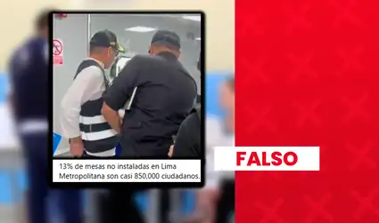 Es falso que no se instalaron el 13% de mesas de votación en Lima durante las elecciones presidenciales