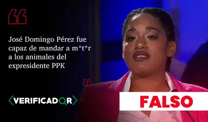 Es falso que el exfiscal José Domingo Pérez haya “mandado a matar” a los animales del expresidente PPK, como afirmó Rosangella Barbarán