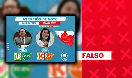 Roberto Sánchez no lidera intención de voto en el sur del Perú con 57,2%: estudio no cuenta con respaldo jurídico