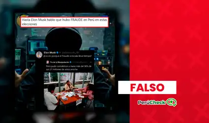 ¿Elon Musk denunció ‘fraude’ en las elecciones peruanas?