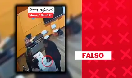 Viral sobre "fraude electoral" no corresponde a la segunda vuelta de las EG 2026, sino a elecciones del Colegio de Abogados de Puno en 2025