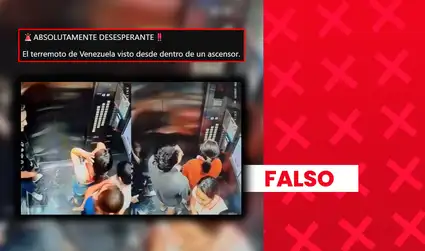 Clip de personas atrapadas en un ascensor no corresponde a los terremotos de Venezuela: fue grabado en Tailandia en marzo de 2025