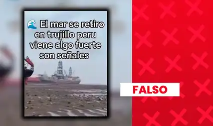 Es falso que el mar se haya retirado en Trujillo tras los recientes terremotos: el video corresponde a India