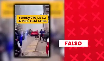 Es falso que este video muestre el sismo de 7,2 en Ayacucho: las imágenes fueron grabadas en Caracas