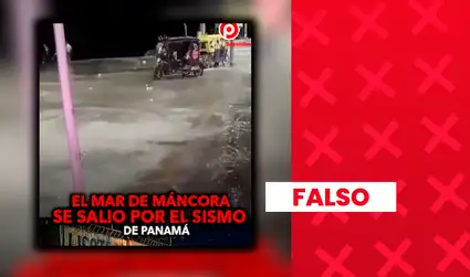 Es falso que el mar de Máncora se salió por el sismo en Panamá: la Marina descartó riesgo de tsunami