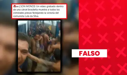 Es falso que este video muestre a presos celebrando la victoria electoral de Lula da Silva en Brasil: las imágenes corresponden a 2022