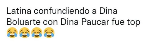 Periodista confunde a Dina Boluarte con Dina Paucar y se hace viral en redes sociales