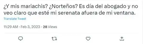 Comentarios de los usuarios por el Día del Abogado. Foto: captura de Twitter   