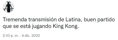 Qatar 2022: Latina pasó &quot;King Kong&quot; en vez del partido Inglaterra vs. Senegal y genera críticas
