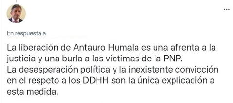 INPE otorga libertad a Antauro Humala y así reaccionan en las redes sociales