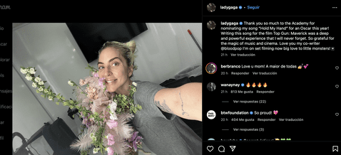 Lady Gaga shines from the filming set of "joker".  Photo: Instagram capture<br />   ” title=”Lady Gaga shines from the filming set of "joker".  Photo: Instagram capture<br />   ” height=”100%” width=”100%”/></div>
<div class=