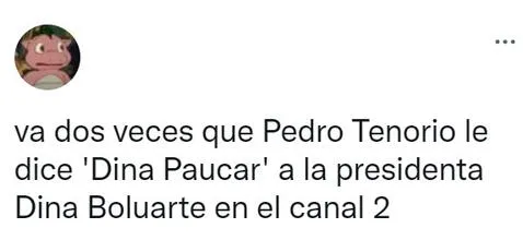 Periodista confunde a Dina Boluarte con Dina Paucar y se hace viral en redes sociales