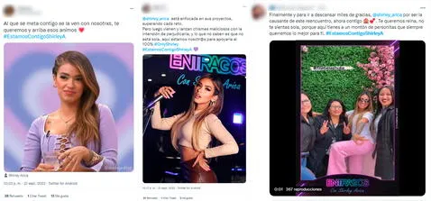 Shirley Arica: usuarios apoyan a modelo tras negar participación en video íntimo