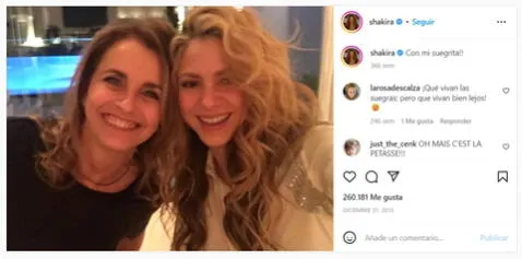 ¿Apoya a Shakira? Madre de Piqué sorprende con su like a la sesión de Bizarrap