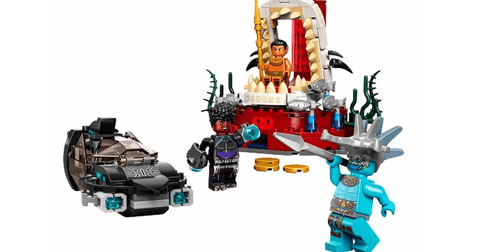 <em> “Shuri en el salón del trono de Namor". Foto: LEGO</em>   