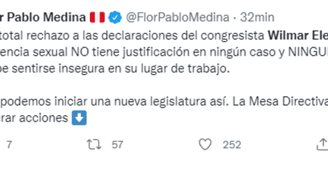 <em> Aunque el periodista intentó hacer que Wilmar Elera vea su error, no lo consiguióFoto: captura de pantalla / Twitter</em>   