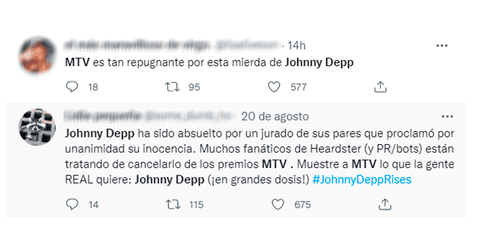 Johnny Depp MTV Video Music Awards