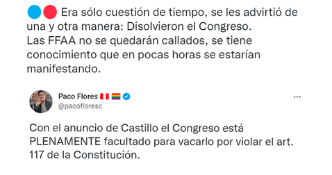 Pedro Castillo Congreso