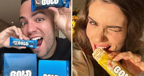  Lucas Rangel y Camila Queiroz son alguno de los influencers que trabajan con Bold Snack. Foto: Instagram/Bold Snack <br>    