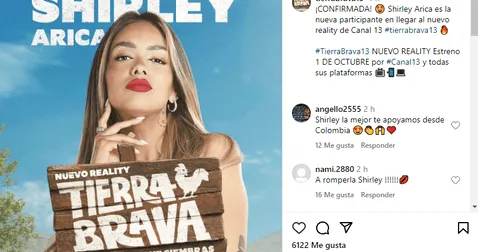 Shirley Arica volverá a ser parte de un reality internacional. Foto: Instagram 'Tierra brava'   