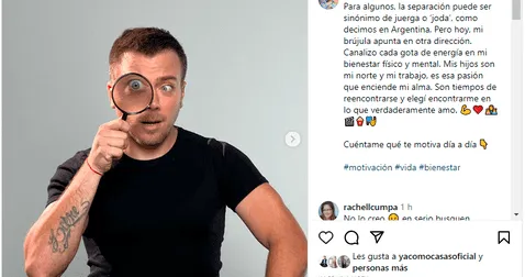 Julián Zucchi expresa cómo se siente ahora que está soltero. Foto: Captura Instagram/julianzucchi    