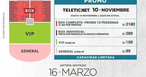  Las entradas para el concierto de Gilberto Santa Rosa en Lima están disponibles desde este viernes 10 de noviembre. Foto: Teleticket    