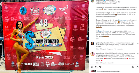 Vivian Baella agradeció a sus fans por el apoyo. Foto: Vivian Baella/Instagram   