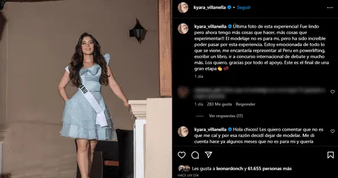  Kyara Villanella revela sus planes a futuro. Foto: Instagram   