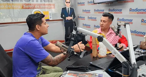 ‘Teo Maestro Esotérico’ hace dupla con Anthony Chávez en ‘Conexión mística’. Foto: Radiomar   