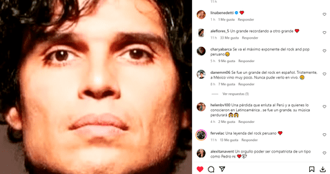 El líder de Bacilos se pronuncia tras la muerte de Pedro Suárez Vértiz. Foto: Instagram   