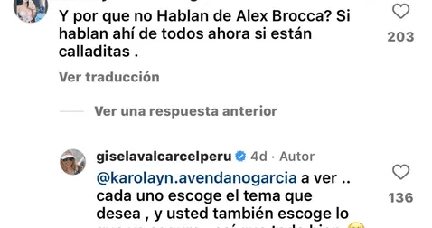  El magazine producido por Gisela Valcárcel es el único programa que no ha tocado el tema de Pimentel y Brocca. Foto: Captura Instagram    