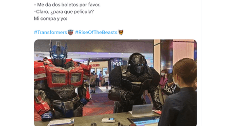 Transformers: el despertar de las bestias | Viral | Perú