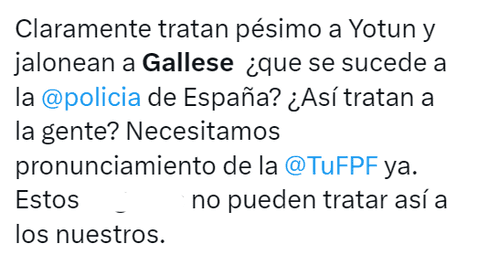 Selección peruana de fútbol sufrió agresión de policías en España y usuarios piden sanciones