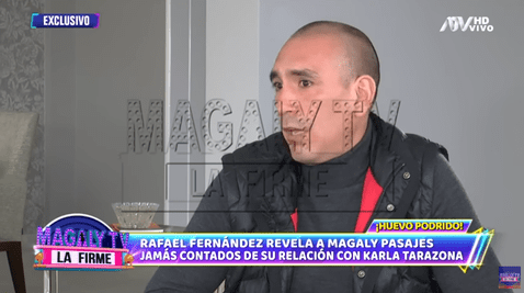 Rafael Fernández a Karla Tarazona tras conceder entrevistas: 