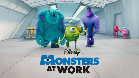  "Monsters at work" is a spin off of "Monsters Inc.".  Photo: Disney+    