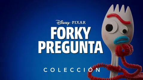  "forky asks" is a collection of short films based on "toy story".  Photo: Disney+    