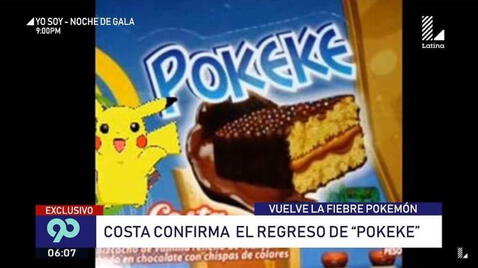 Pokeke regresó en 2018 para alegría de los fans de Pokemon | Foto: Captura de Latina   